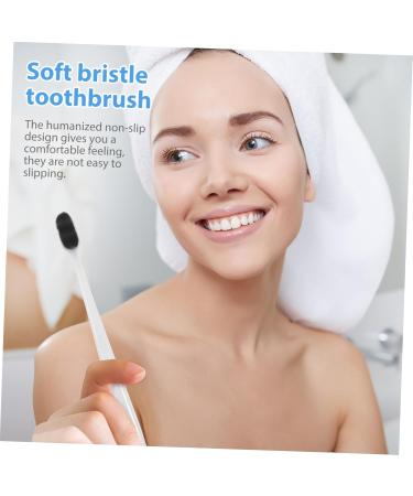 Homsfou Soft Travel Toothbrush Set - 4 Pieces Manual Cleaning Brushes for Home & Pregnant Women - Durable & Lightweight - Buy Online on GoSupps.com