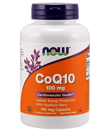 Coq10 100mg 180 Vcaps from NOW Foods