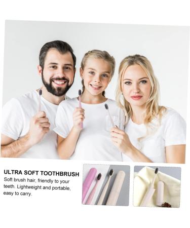 Buy Gatuida 6 Pcs Toothbrush Set & Toothpaste - Eco-Friendly Adult Care | International Shipping Available - Buy Online on GoSupps.com