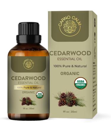 Carno Calm Cedarwood Essential Oil | 100% Pure & Natural Cedar Oil | for Hair Skin Focus Wood | Woody and Earthy Aroma for Clarity | Diffuser Fragrance Oil Soaps Candles | 30ml Cedarwood 30 ml (Pack of 1) - Buy Online on GoSupps.com