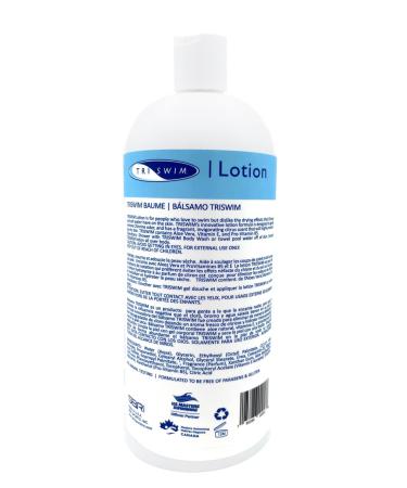 Triswim Swimmers Lotion 32 Fl Oz - Hydrating Skin Care for Swimmers (1 Pack) - Buy Online on GoSupps.com