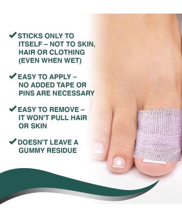 Guard-Tex White Ballet Tape - Flexible Sweatproof Toe Wrap for Blister Protection - Self Adhesive Bandage Roll for Dance & Sports - 1 Roll x 7 yds - Buy Online on GoSupps.com