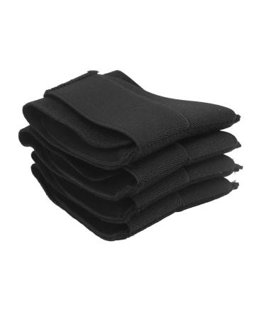 ZJchao Arch Support Inserts - Elastic Braces for Flat Feet | Reduces Soreness | 2 Pairs for Women & Men - Black - Buy Online on GoSupps.com