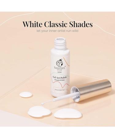 Beetles White Gel Nail Liner - 7ml Swirl Art Paint for French Manicure DIY - Buy Online on GoSupps.com