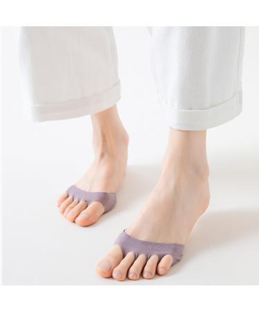 Forefoot Pads Honeycomb Fabric - High Heel Toe Pads for Women | 3 Pairs in Skin Green & Purple - Summer Comfort - Buy Online on GoSupps.com