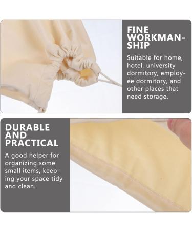 Baluue 4pcs Hair Dryer Storage Bag Drawstring Pouch Hair Dryer Pouch Hair Dryer Sack Hairdryer Beige Pvc - Buy Online on GoSupps.com