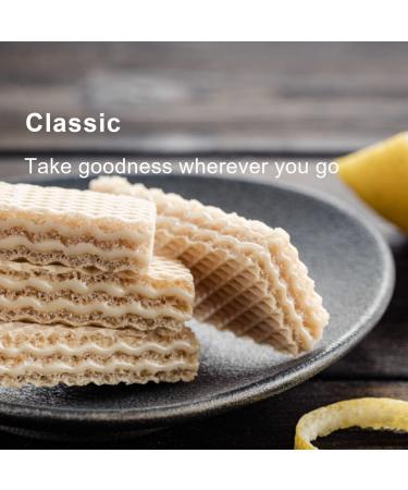 Loacker Premium Lemon Wafer Cookies - 12 Pack | Crispy Wafer Fingers with Italian Lemon Creme, Non-GMO | Perfect Lunchbox & Tea Break Snack - 19.05 oz - Buy Online on GoSupps.com