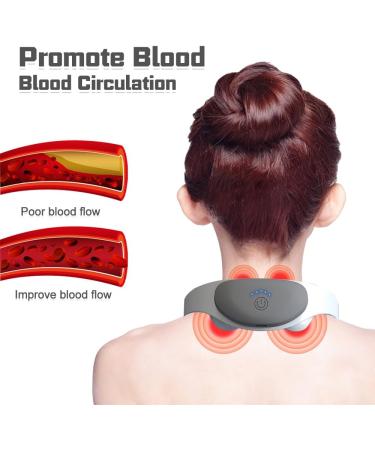 Intelligent Electrical Massage Device with Heat - ENS Elektro Neck Massage & Lymphvity - Portable 5 Modes Neck Massager for Home Office & Travel - Buy Online on GoSupps.com