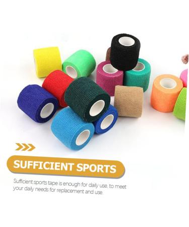 Healeved 24 Rolls Sports Tape - Self-Adherent Muscle Tape for Fitness | Non-Woven Elastic Adhesive Wrap for Injury Prevention - Buy Online on GoSupps.com
