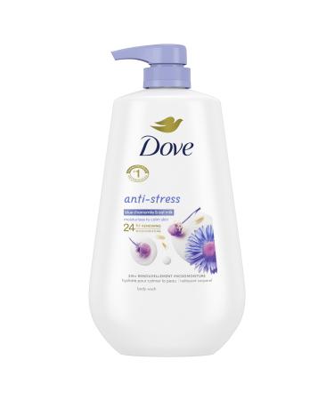 Dove Anti-Stress Body Wash for renewed healthy-looking skin Blue Chamomile & Oat Milk body cleanser that moisturizes to calm skin 905 ml