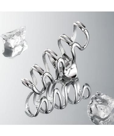 Ypkia 4 Pcs Large Hair Claw Clips - Strong Hold Metal Jaw Clips for Thick Hair | Women & Girls - Buy Online on GoSupps.com