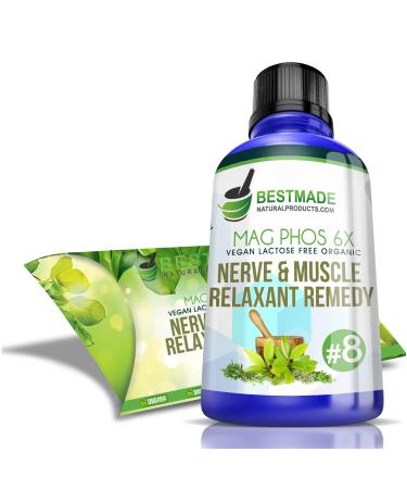 BestMade Natural Products Magnesia Phosphorica 6X Nerve & Muscle Relaxant Natural Remedy Vegan Lactose Free Organic