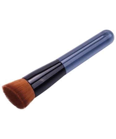 Molieeigin Angled Flat 131 Japan Liquid Foundation Brush Cream Sculpting Contour Makeup Brush Handle with Case