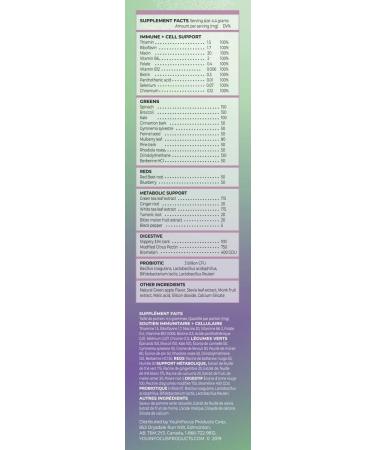 My Green Supreme Organic 6 in 1 Premium Superfood - Lectin Free and Gluten Free - 30 Servings (4.6 oz) - Fresh Apple Flavour - Enjoy in a Smoothie or Added to Any Drink 4.6 Ounce (Pack of 1) - Buy Online on GoSupps.com