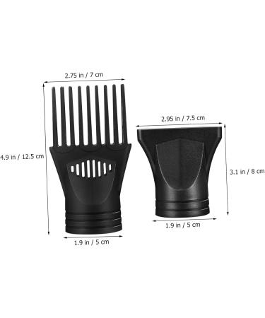 TOVINANNA 2 Pcs Hair Dryer Nozzle Accessory for Hairdryer Blow Dryer Attachment Hair Blower Nozzle Detangling Comb for Hair Dryer Blow Dryer Part Flat Hair Dryer Attachment Blow Dryer Brush - Buy Online on GoSupps.com