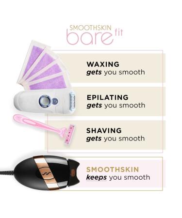 SmoothSkin Bare Fit IPL Hair Removal Device | Safe & Effective Black Hair Removal for All Skin Types - Buy Online on GoSupps.com