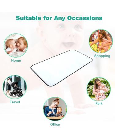 Lekebaby Portable Changing Mat - Foldable Travel Mat for Baby - Black Basic Version - Buy Online on GoSupps.com