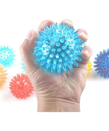Hedgehog Massage Ball - Soft 6cm Stress Relief Ball with Knobs | Blue - Perfect for Tension Relief & Relaxation | International Shipping Available - Buy Online on GoSupps.com
