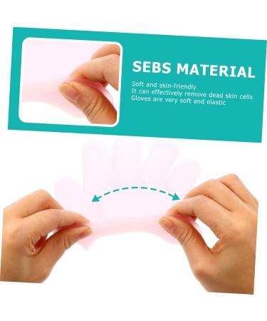minkissy 1 Pair Moisturizing Gloves Hands Night Mittens Repairing Gloves Hands Beauty Masks Pink Gloves Cracked Gel Gloves Black Gel Exfoliating Gloves Sebs Nourish Hand Mask Miss - Buy Online on GoSupps.com