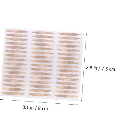 minkissy 150 Sheets Lace Double Eyelid Sticker Single Side Eyelid Decal Sticky Eyelid Strip Folding Tool Eye Makeup Supplies Accessories Medical Tape Second Generation Hooded - Buy Online on GoSupps.com