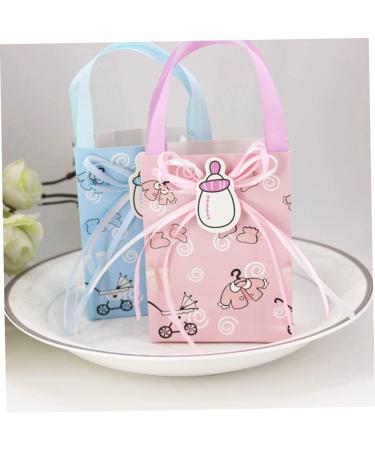 12pcs Box The Gift Gifts Paper Gift Bag Mini Tote Candy Bag Christening Decoration Party Favors Korean Birthday 1 count (Pack of 1) Sky-blue - Buy Online on GoSupps.com