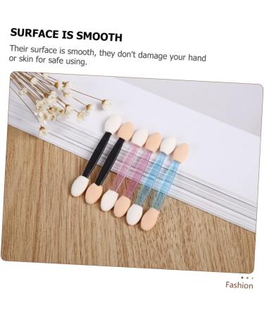 Healeved 40pcs Sponge Stick Double Ended Makeup Brush Glitter Makeup Brushes Tool Household Plastic Abs - Buy Online on GoSupps.com