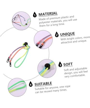 Minkissy 3-Pack Anti-Lost Windproof Rope for Hats & Masks - Durable Lanyard & Cap Bands for Outdoor Use - Buy Online on GoSupps.com