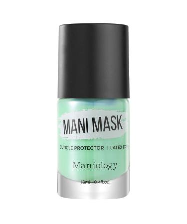 Maniology Mani Mask - Latex-Free Liquid Cuticle Protector for Nail Art -Paint On & Peel Off for Perfect Manicures and Pedicures with Quick, Easy Clean-Up - 1 Bottle 1 Bottle Set