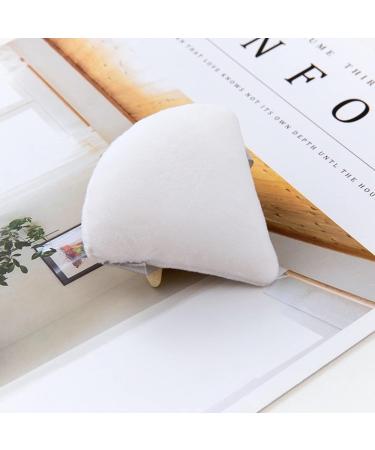 Yakur Makeup Powder Puffs with Strap Pure Cotton Smooth Soft Makeup Sponge Triangle Shaped Face Cleaning Cosmetic Puff Foundation Blending Sponge Applicator Set of 8 Pcs (black) - Buy Online on GoSupps.com