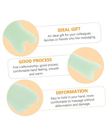 Angoily 3pcs Gua Sha Massage Board - Traditional Chinese Face Massager & Body Scraping Tool for Optimal Relaxation - Buy Online on GoSupps.com