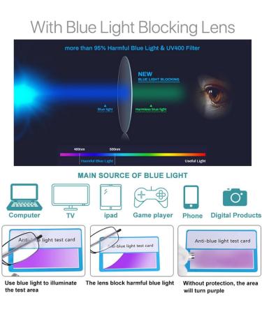 VANANA Slim Pocket Reading Glasses - Blue Light Blocking Lens Compact Magnifying Readers Unisex Pack of 2 (Black 3.0x) - International Shipping Available - Buy Online on GoSupps.com