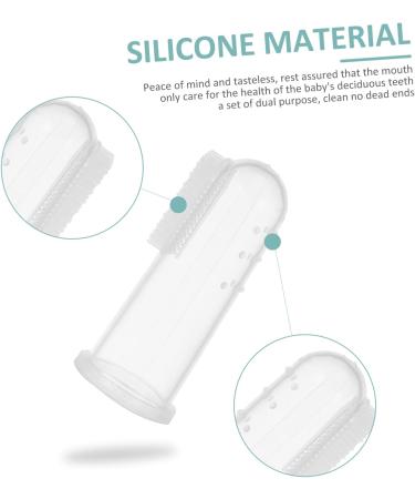Beavorty 3-Pack Silicone Baby Toothbrushes | Toddler Oral Care & Fingertip Brushes for Children - Buy Online on GoSupps.com