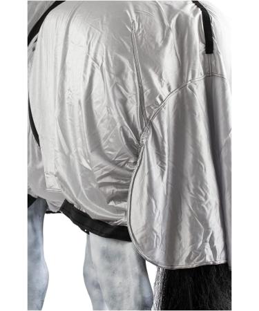 Marengos Eczema Horse Ceiling - Neck & Abdomen Protection Insect-Resistant Fine-Meshed Fabric Silver Gray 135cm - Buy Online on GoSupps.com