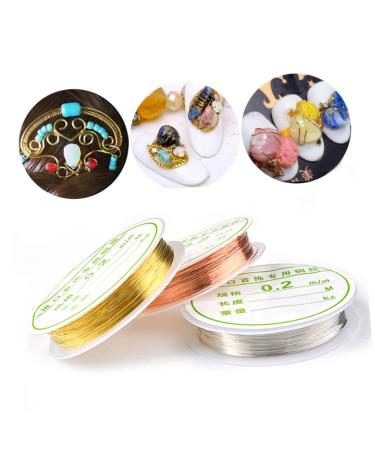 DOITOOL 3pcs Manicure Supplies Jewelry Beauty Organizer Brains Copper Beading Wire Accessories Various Eyelashes Dolls Decoration Decal Tips Book Flexible Beading Wire Spoon Crafts Nail - Buy Online on GoSupps.com