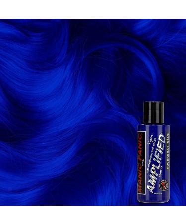 Manic Panic Amplified Rockabilly Blue Hair Dye 118 ml - Vibrant Blue Shade (Pack of 1) - Buy Online on GoSupps.com