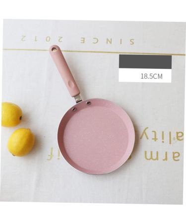 PRETYZOOM Frying Pan Utensil Fine China Crepe Pan Egg Omelet Fry Pan Egg Pan Kitchen Making Supplies Mini Nonstick Pan Round Frying Pan Pizza Pan Cooking Utensils Pink Non Stick 22X34X5 Pink - Buy Online on GoSupps.com