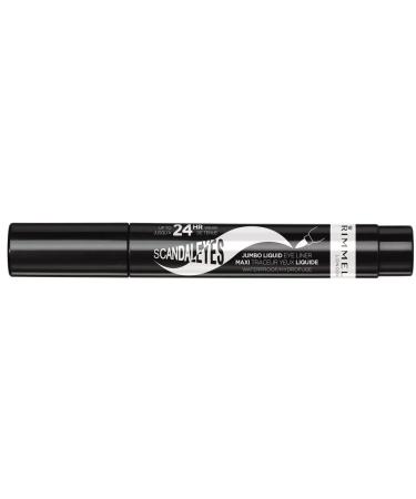 Rimmel Scandaleyes Jumbo Liquid Eye Liner  Black  0.1 Fluid Ounce