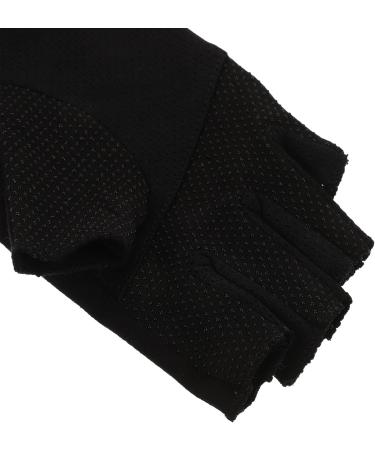 Healeved Fingerless Manicures Gloves 1 Pair Protection Gloves for Gel Nail Anti Gloves Shield Nail Art Accessories - Buy Online on GoSupps.com