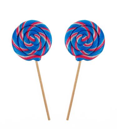 Lollipops Handmade Round Lollies with Bubble Gum Flavor 25 grams Set of 8 - Buy Online on GoSupps.com