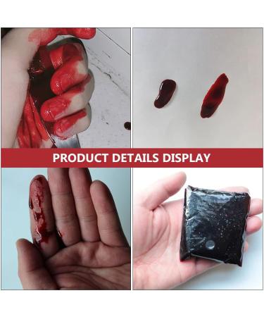 Beaupretty Halloween Blood Fake Blood Makeup Edible Blood Bags Special Effects Blood Halloween Costume Party Props for Face Body Paint Cosplay - Buy Online on GoSupps.com