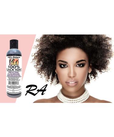 Buy RA COSMETICS 100% African Liquid Natural Black Soap - 8 oz | Authentic Organic Skincare for All Skin Types - International Shipping Available - Buy Online on GoSupps.com