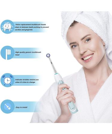 8 Pack Replacement Toothbrush Heads for Oral-B Braun Electric Toothbrushes - Compatible with Oral-B 7000/Pro 1000/9600/500/3000/8000 - Professional Brush Heads Refill - 1 Count - Buy Online on GoSupps.com