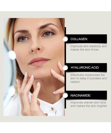 Advanced Collagen Retinol Day Night Moisturizer with Stem Cells Hyaluronic Acid Niacinamide for All Skin Types Light Non-Greasy Formula 1.76oz - Buy Online on GoSupps.com