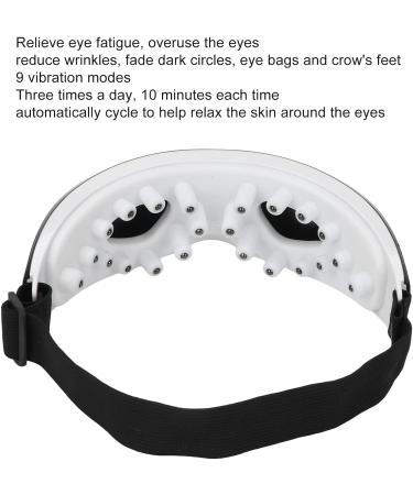 Eye Massage Device with Warmth & Vibration | Magnetic Therapy for Dark Circles Tear Bags & Dry Eyes - Improve Your Sleep - Buy Online on GoSupps.com