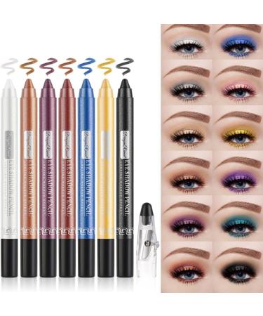  Katutude Eyeshadow Pencil Shimmer Long Lasting Stain Proof and Waterproof Eyeshadow Liquid Highly Pigmented Eye Shadow Pencil Creamy Matte and Shimmering - Buy Online on GoSupps.com