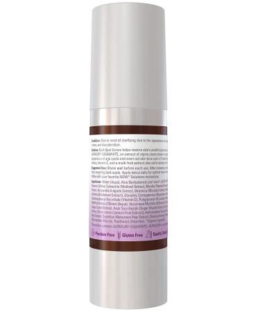 Now Foods Dark Spot Serum 1 fl oz - Brightening Solution for Even Skin Tone - Buy Online on GoSupps.com