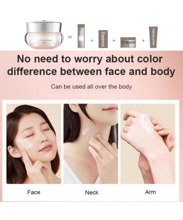 Revitalizing Tone-Up Cream Niacinamide Tone Up Cream Niacinamide Makeup Cream 4 In 1 Lady Facial Cream Nourishing Moisturizing Vegan Cream For Face Neck Arm (1PCS) - Buy Online on GoSupps.com