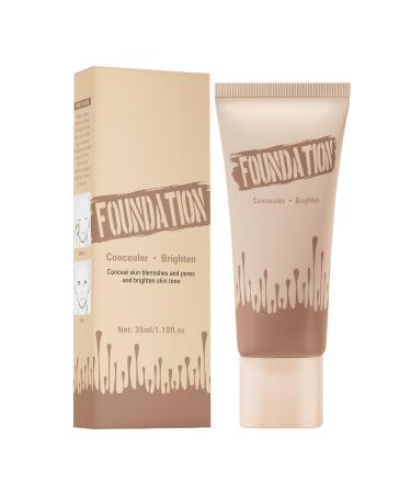 GkgWuxf MakeUp Foundation Light Concealer Makeup with Opaque Finish Sweatproof Moisturizing Waterproof Cosmetics for Oily and Sensitive Skin Daily Use 03