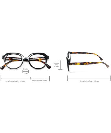 Buy Gian Marco Venturi Women's Ferrara Reading Glasses - Stylish Black Frame International Shipping Available! - Buy Online on GoSupps.com