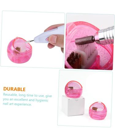 Beatifufu 1 Set Grinding Head Cleaner Nail Art Drill Bit Container Nail Polishing Tool Drill Bit Holder Mini Drill Bit Metal Cleaner Manicure Drill Bit Cleanser Cleaning Box Mane Portable - Buy Online on GoSupps.com